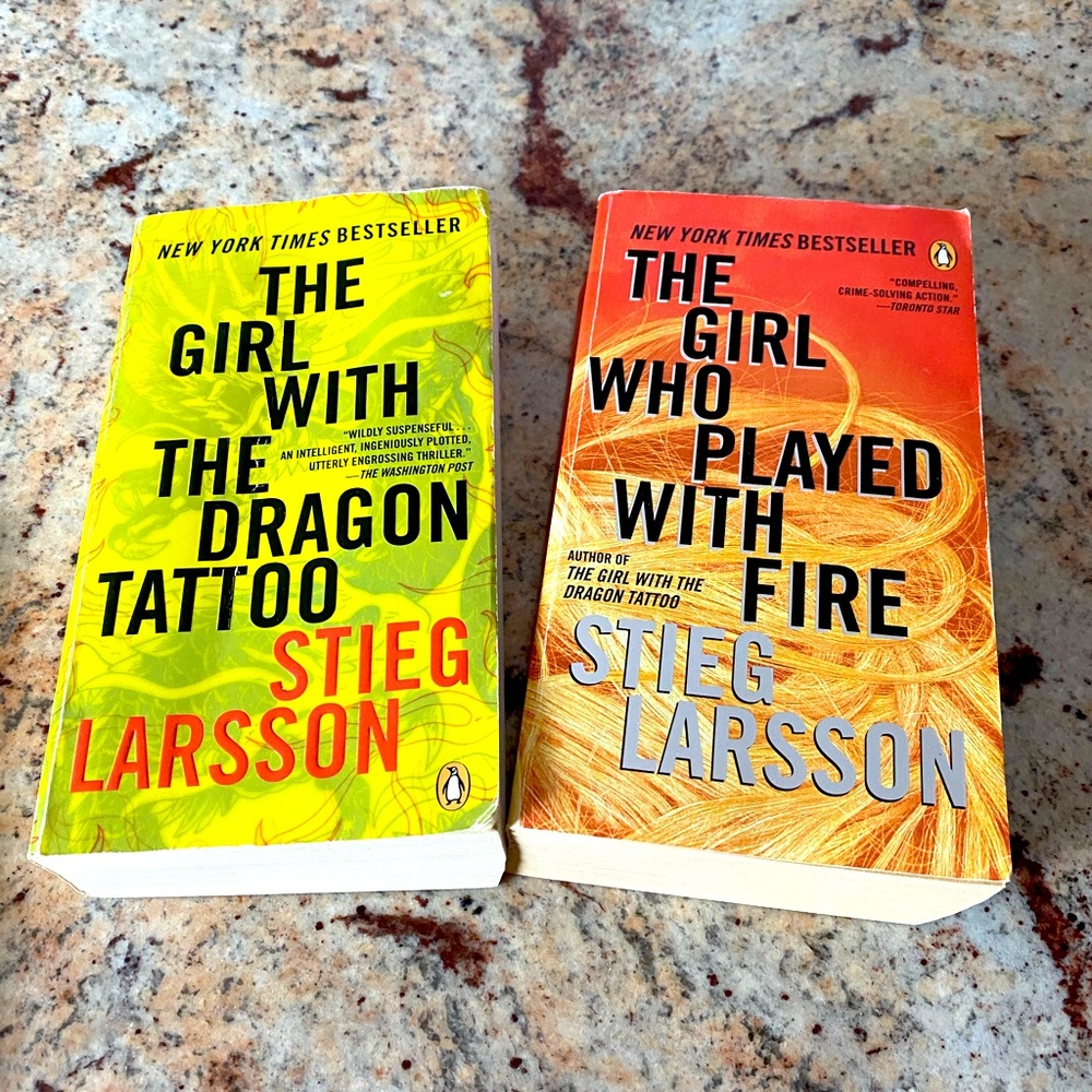 The Girl with the Dragon Tattoo by Stieg Larsson.